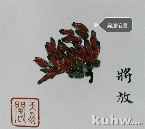 菊花画花头方法：如何画各种开花状态的正面和侧面