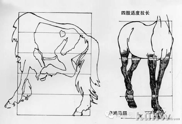 画马超级教程：徐悲鸿画马技法（上）