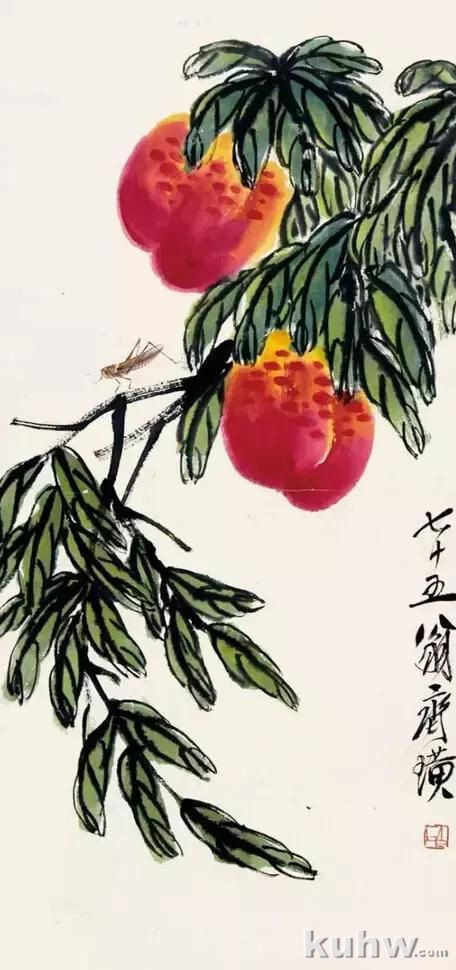 现在正是桃子成熟的季节：来看看大师们画的桃子