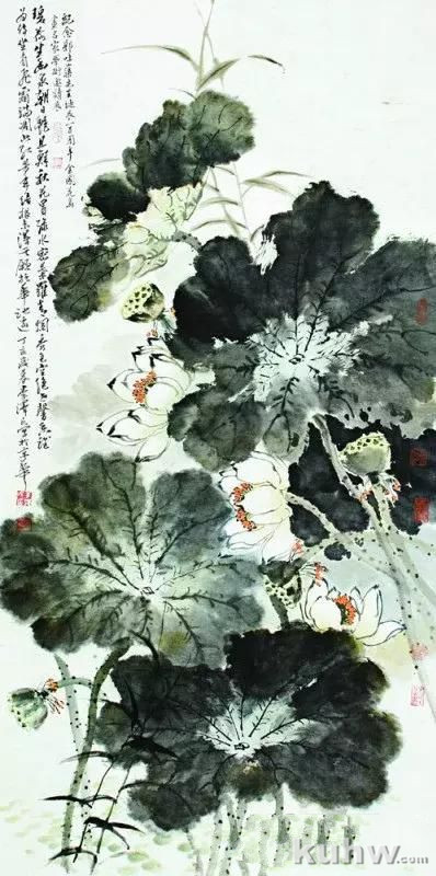 国画-荷花题款诗词150首