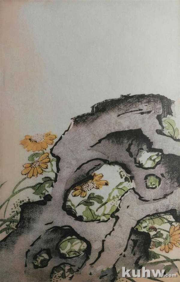 清前名家26种墨菊搭配画法之二，15幅画每天轻松学