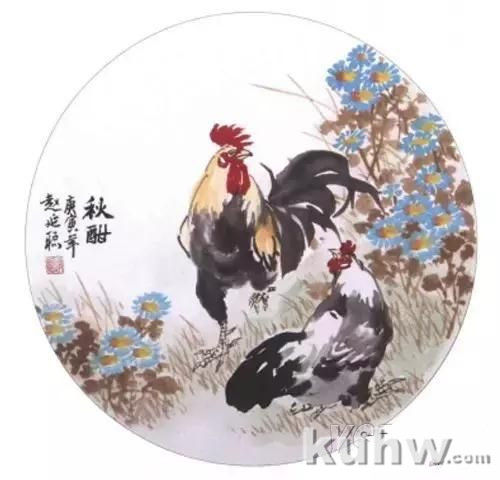 绘画构图示例教程，画鸡构图最新示范，课本上教的都过期了？