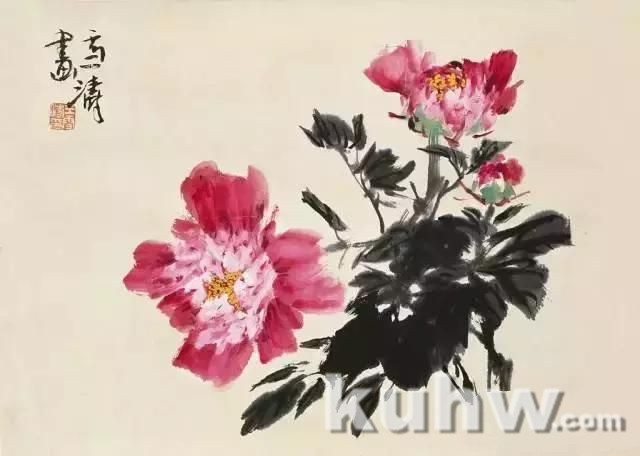 绘画技巧：画国画牡丹 该如何题款？收好不谢！