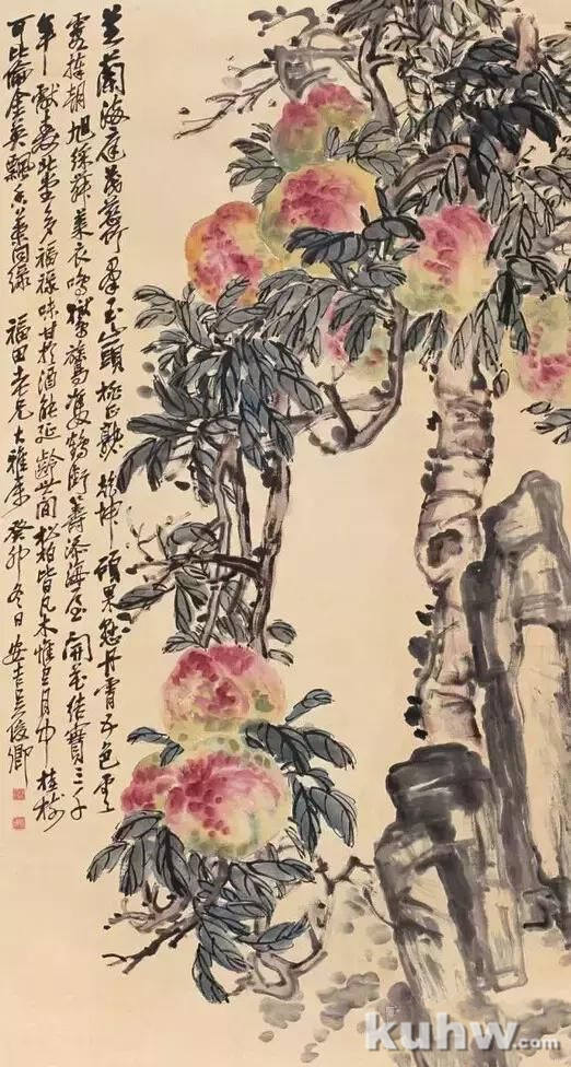 现在正是桃子成熟的季节：来看看大师们画的桃子