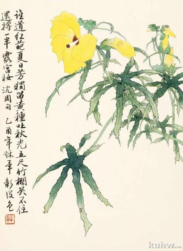 工笔花鸟的着色步骤与技巧，工笔花卉画法设色技法步骤示范