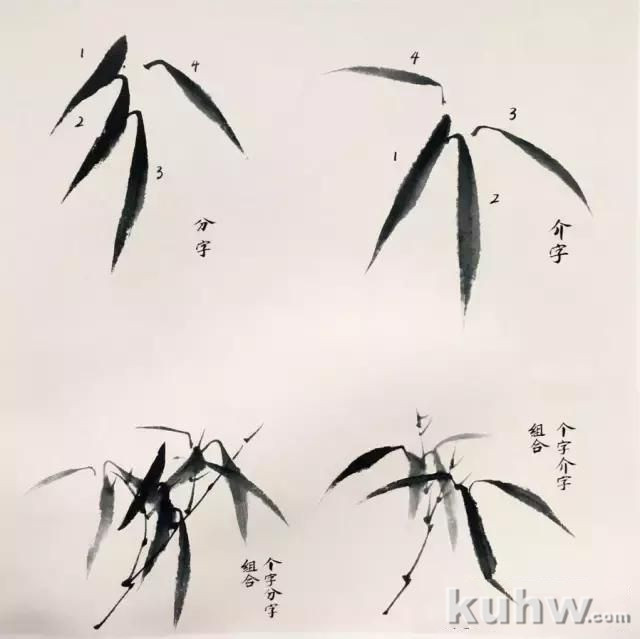 国画竹子的8种绘画技法，你学会了吗？