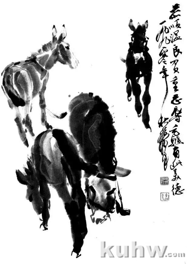 教你怎样画毛驴，小毛驴简单画法画法，国画写意毛驴的画法和步骤图解