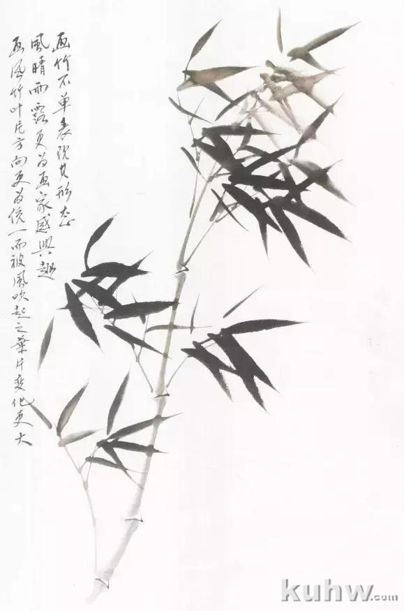 方楚雄画竹技法步骤图，《芥子园画谱》墨竹技法阐释，比郑板桥还会画竹的教程？