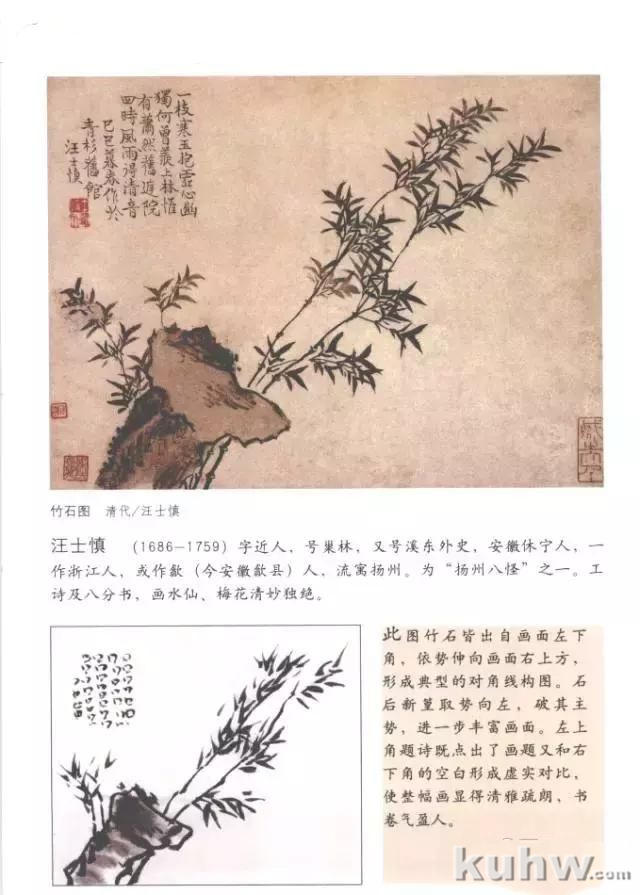 国画写意画中的竹子怎么构图才好看 竹子构图法