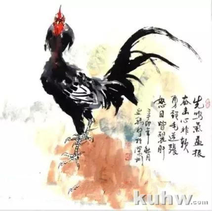 绘画构图示例教程，画鸡构图最新示范，课本上教的都过期了？