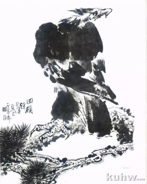 图文教程：国画鹰的画法