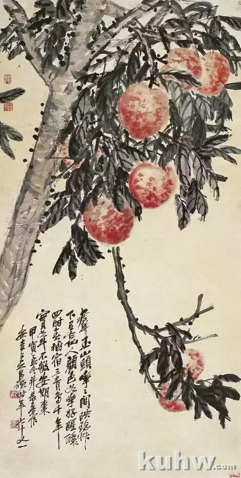 现在正是桃子成熟的季节：来看看大师们画的桃子