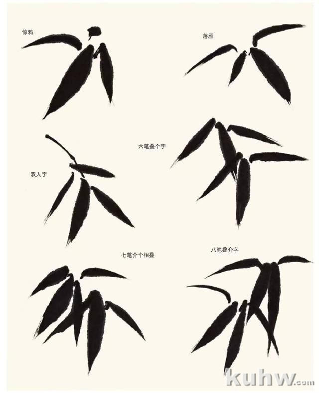 「转」名家教你画竹，从简单画起