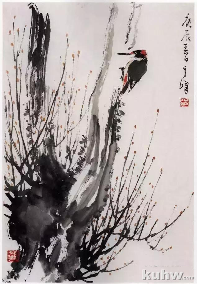 小鸟画法