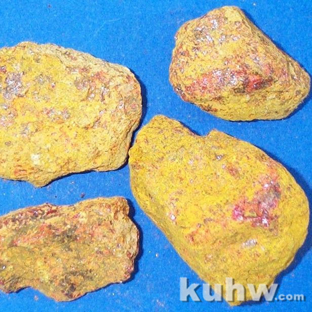 中国画的矿物质颜料