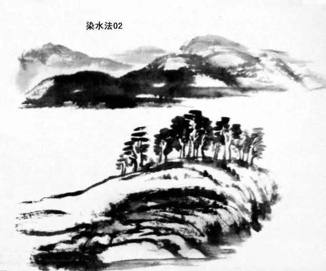 山水画基础教程：图文详解水的画法，历代名家画水高清作品欣赏！