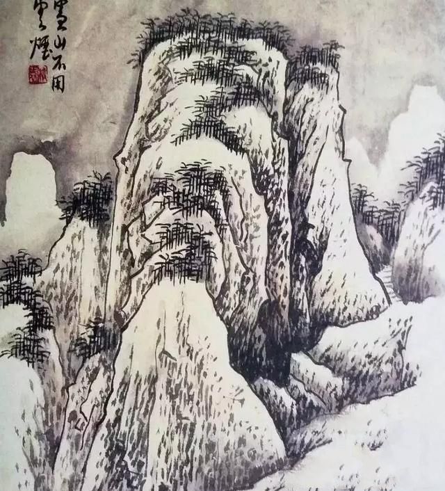 黄秋园：皴法与山石画法全解