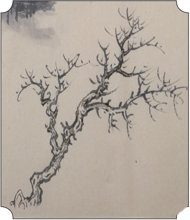 山水画各种树的基本画法