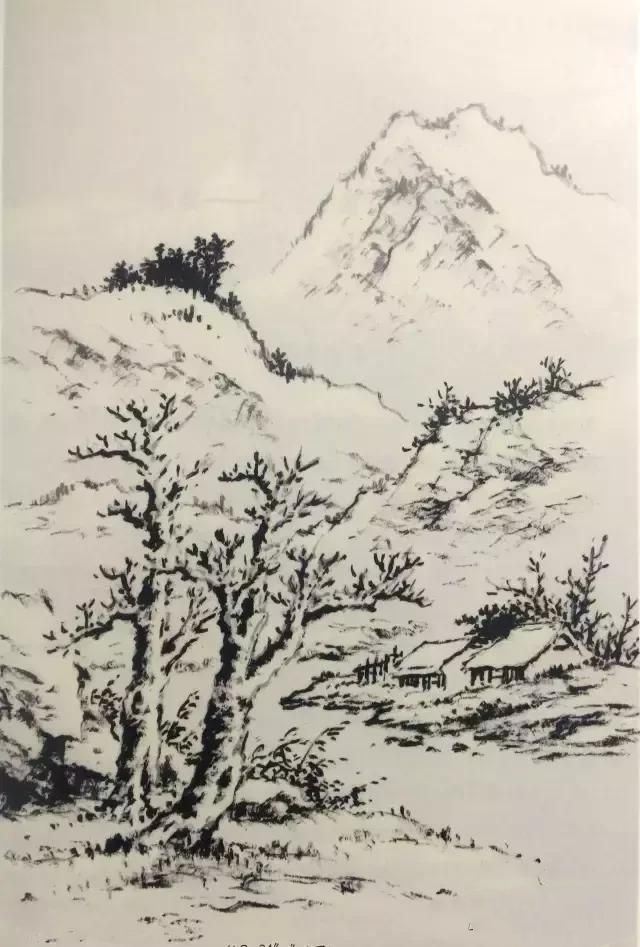 国画大师教你三步画山水！