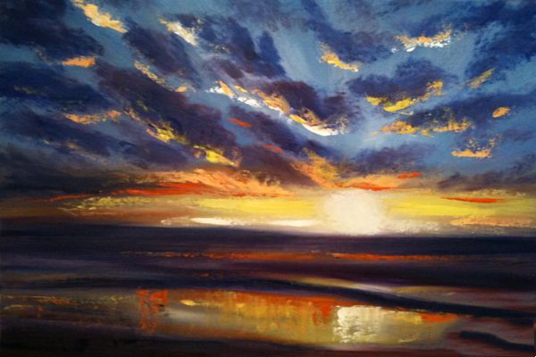 painting sunset oils 6