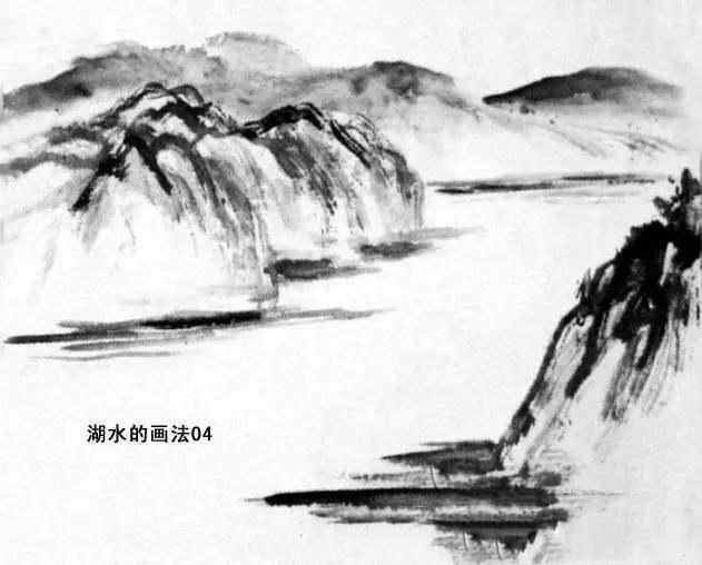 山水画基础教程：图文详解水的画法，历代名家画水高清作品欣赏！