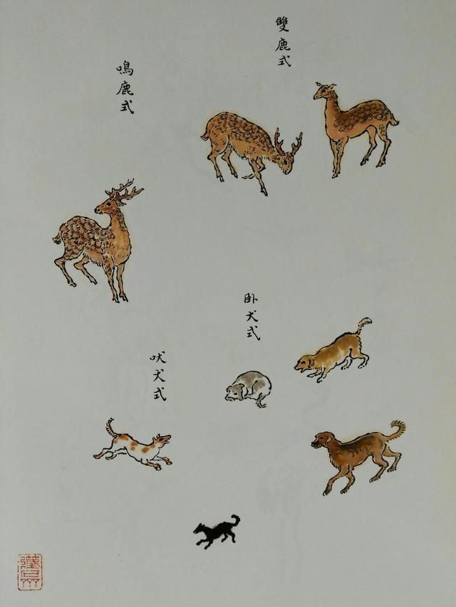 27种点景鸟兽的技法，画季节时辰再也不用愁