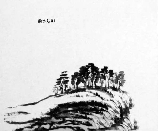 山水画基础教程：图文详解水的画法，历代名家画水高清作品欣赏！