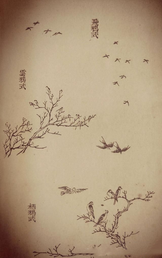 27种点景鸟兽的技法，画季节时辰再也不用愁