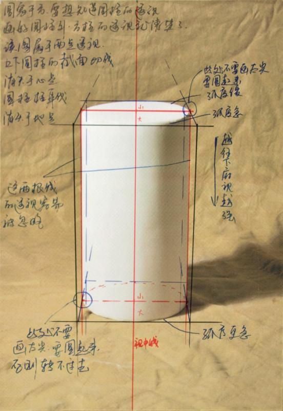 素描几何体技法（素描入门，新手必备）！