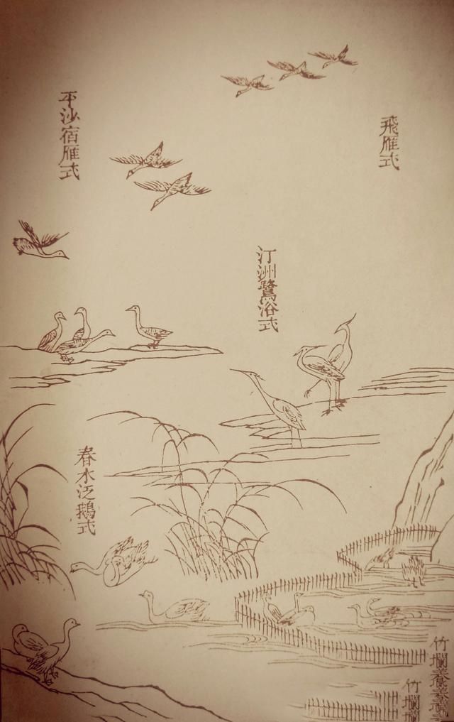 27种点景鸟兽的技法，画季节时辰再也不用愁