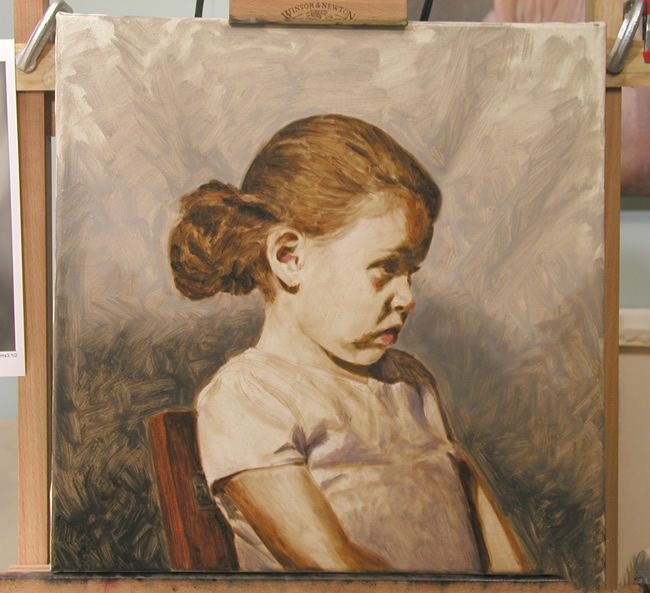 油画肖像教程