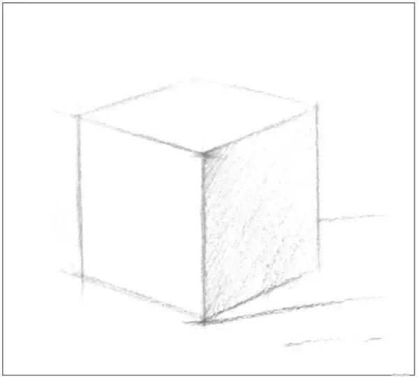 如何学素描――素描正方体的绘画技巧
