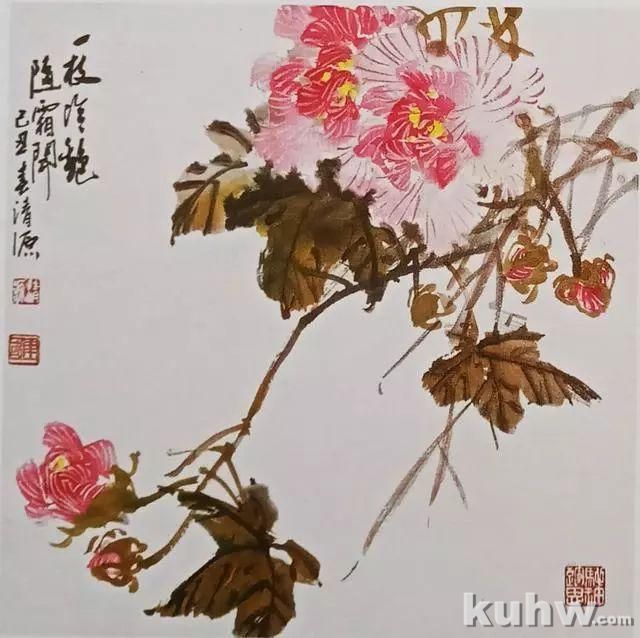 芙蓉花画法步骤