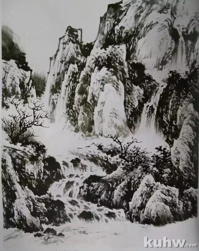 国画山水云石的画法