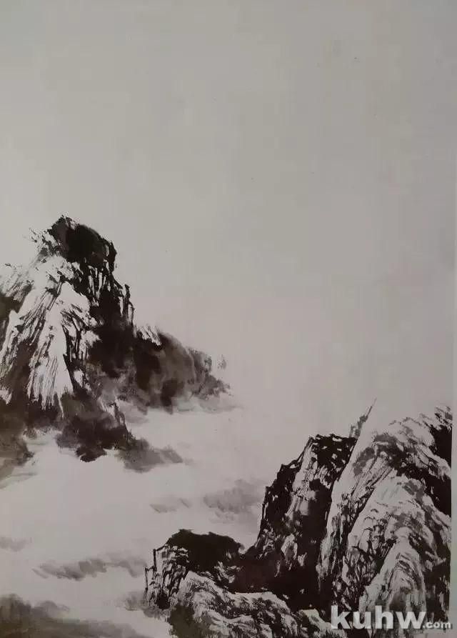 国画山水云石的画法