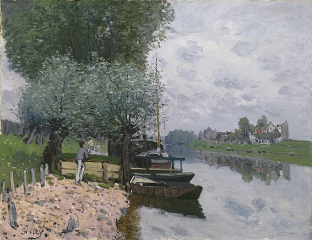 阿尔弗雷德·西斯利（Alfred Sisley）作品《塞纳河》高清下载