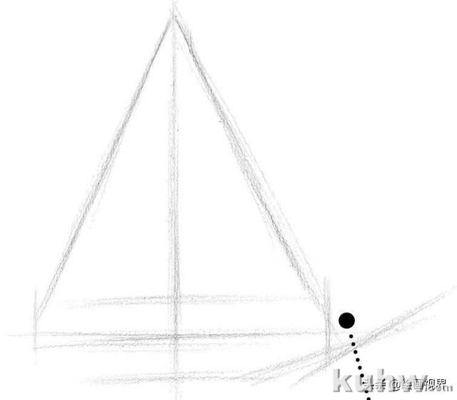 零基础几何体教程：分步骤讲解圆锥体画法，收藏起来临摹学习