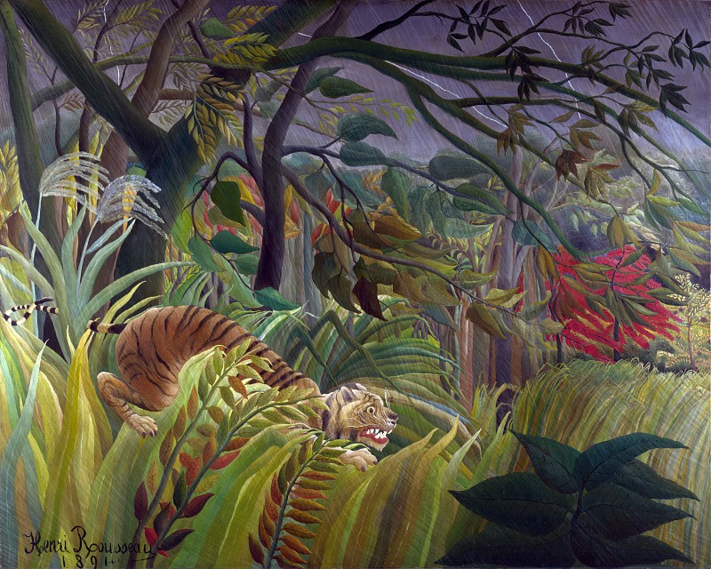 法国画家亨利·艾米莲·鲁索（henri emilien rousseau ）-惊喜 高清下载