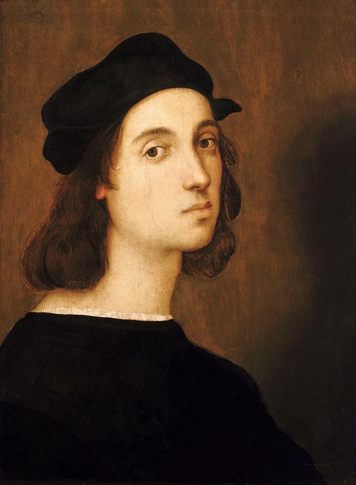 拉斐尔（Raffaello Sanzio da Urbino）拉斐尔（Raffaello Santi –自画像 油画高清