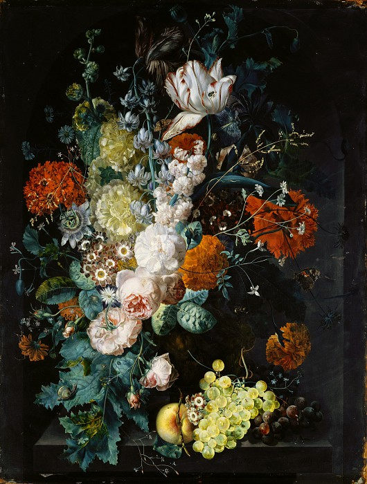 玛格丽塔·哈弗曼（Margareta Haverman）–花瓶 油画作品