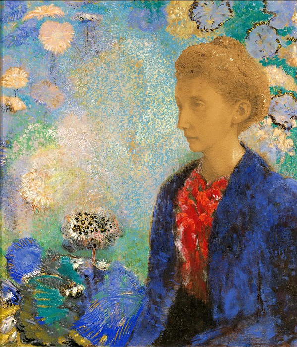 Redon Odilon-Domsey男爵夫人ok1900油画