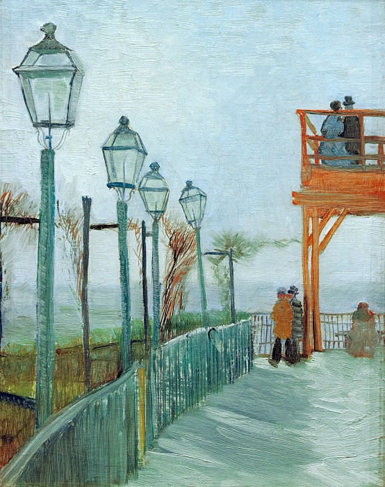 文森特·梵高（Vincent van Gogh） –蒙马特油画作品