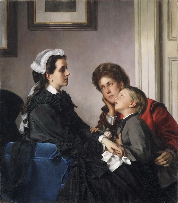 亚历山大·卡贝内尔（ Alexandre Cabanel）– The Governess 1865油画