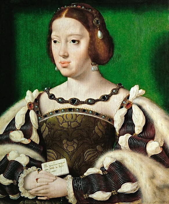 Joos van Cleve –法国女王埃莉诺拉油画