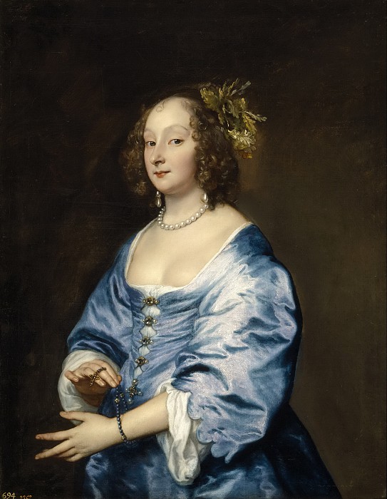 安东·范·戴克（Anton van Dyck）–玛丽·鲁思文，范·戴克夫人油画