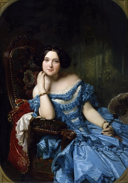 费德里科·德（Federico de Madrazo y Kuntz）-伯爵夫人·菲尔斯油画