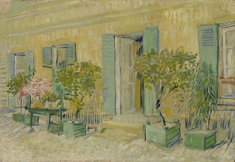 文森特·梵高（ Vincent van Gogh） –1887年，阿涅尔（Asnieres）的餐厅外观