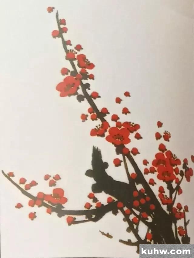 中国画教程，写意梅花技法