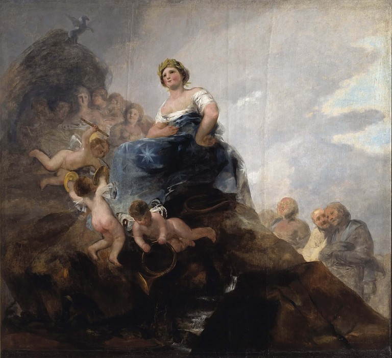 弗朗西斯科·何塞·德·戈雅和卢肯斯（Francisco Jose de Goya Lusientes） –诗歌和诗人油画
