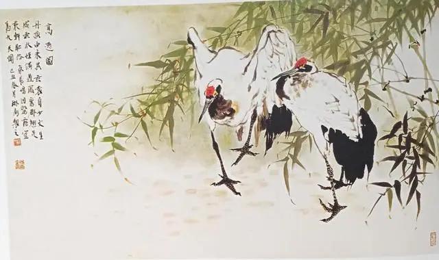 梅妻鹤子的画法步骤，原来国画也不难学